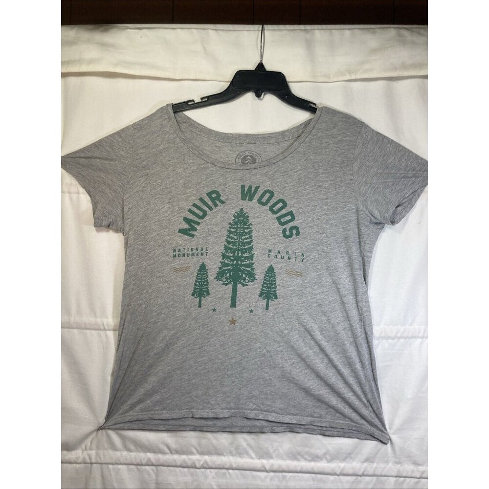 Parks Project T-Shirt Women’s Med Gray Muir Woods National Monument Casual USA